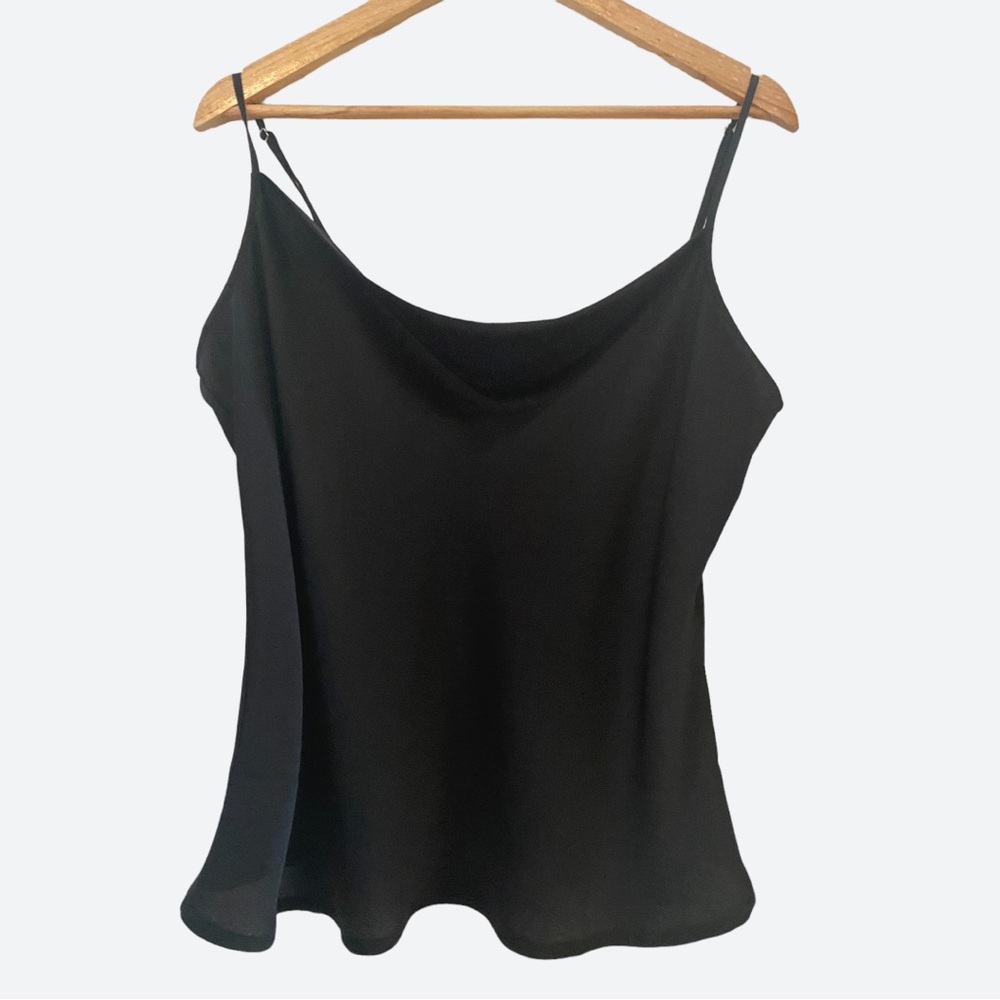 NWOT Express Cowl Neck Silky Black Camisole!